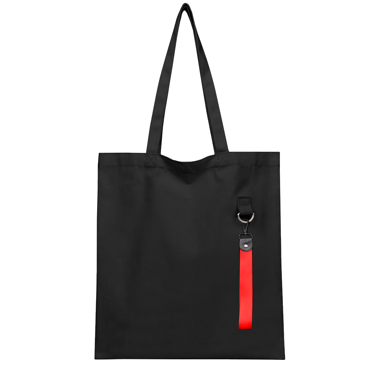 Сумка для покупок LUMISSA 325 г/м² с ремувкой, Чёрный/Красный-2