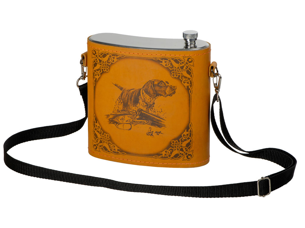 Фляга 510 (рыжая кожа), 1,5 л-0