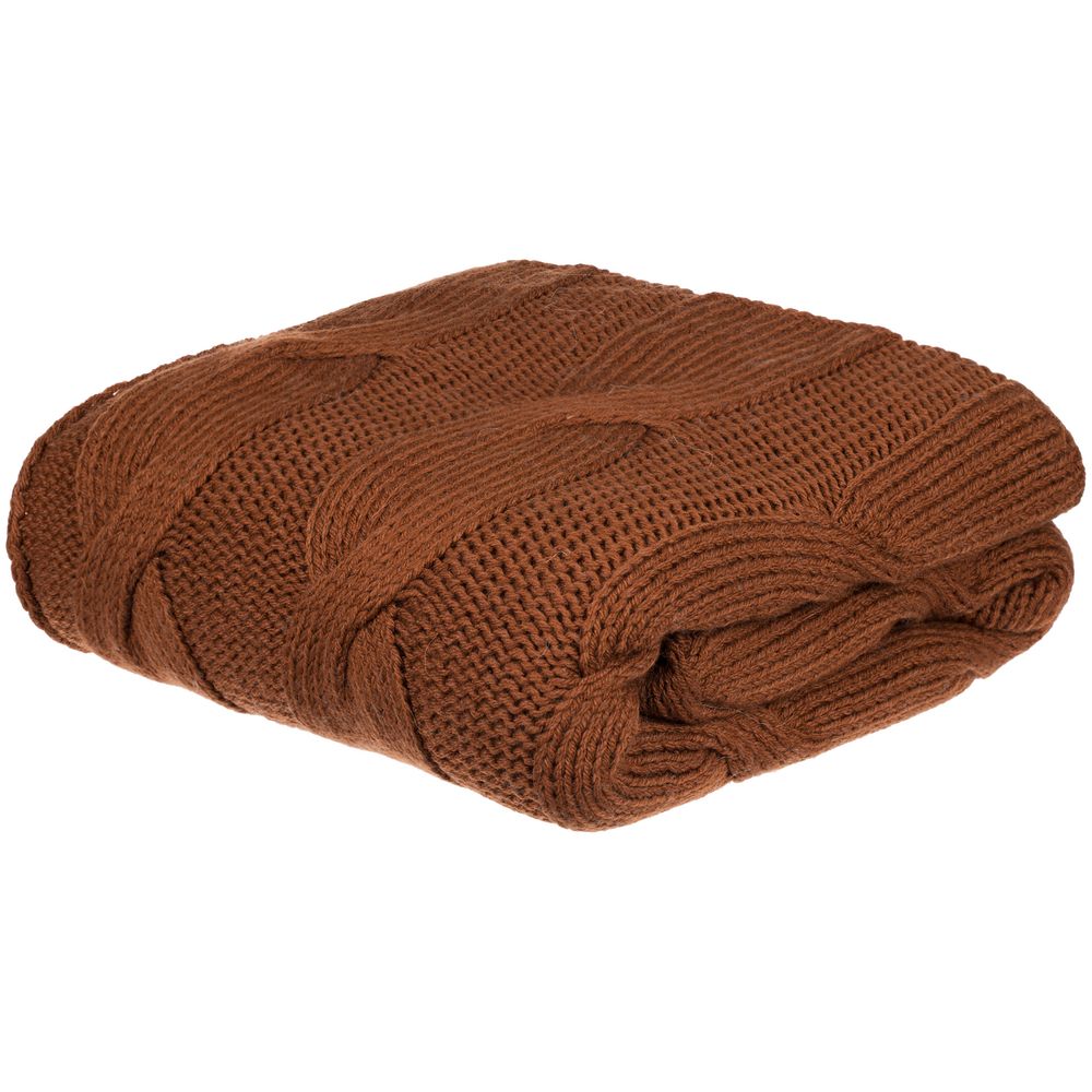 Плед Snefald, коричневый (темное золото)-1