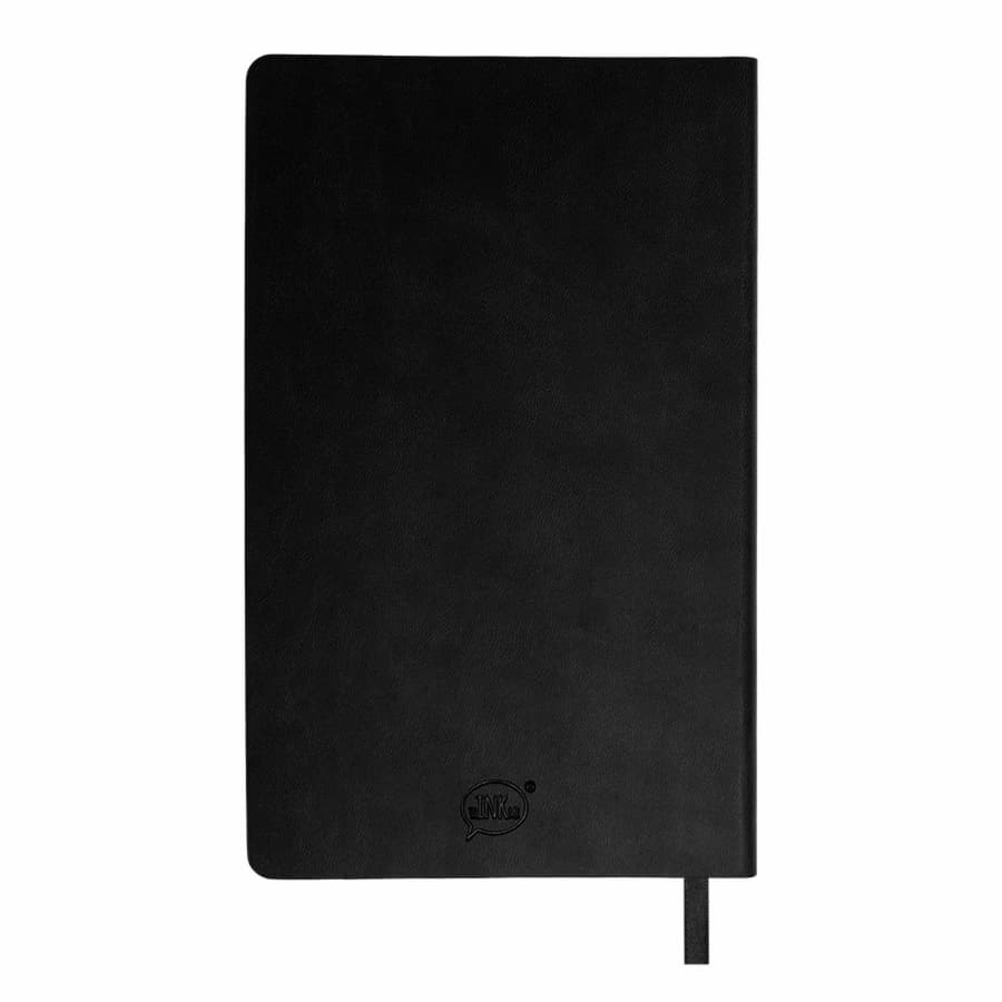 Бизнес-блокнот FUNKY, формат A5, в линейку, черный, серый-2