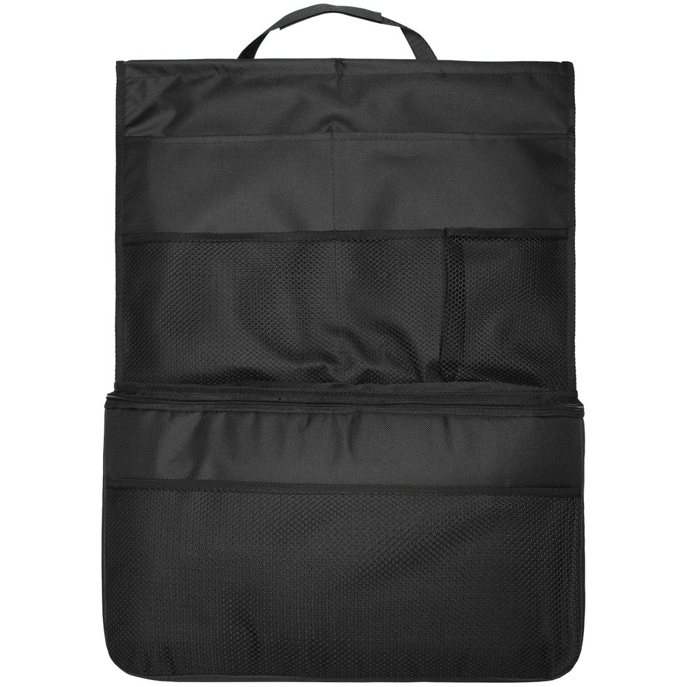 Органайзер с термоотделением на спинку сиденья Cool Rider, черный-1