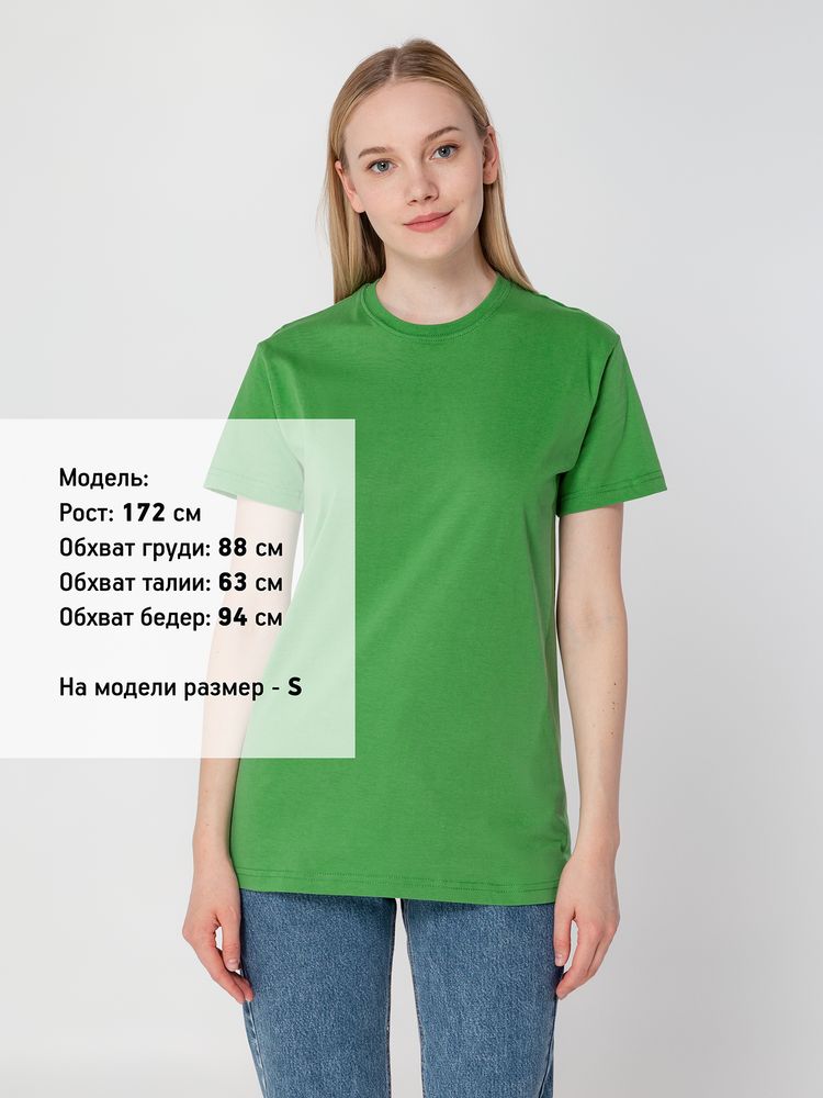 Футболка унисекс T-Bolka 160, ярко-зеленая-2