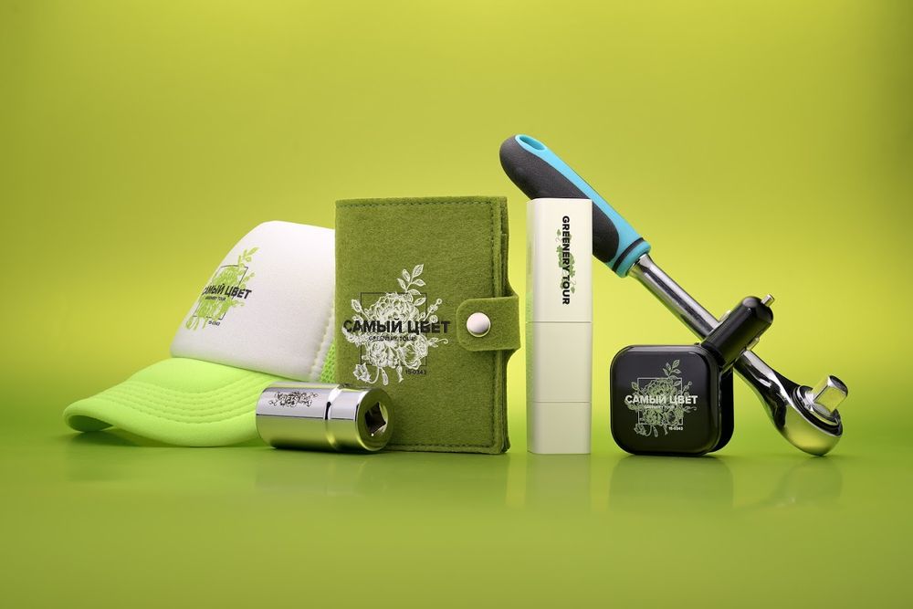 Бейсболка Bubble, зеленый неон с белым-2