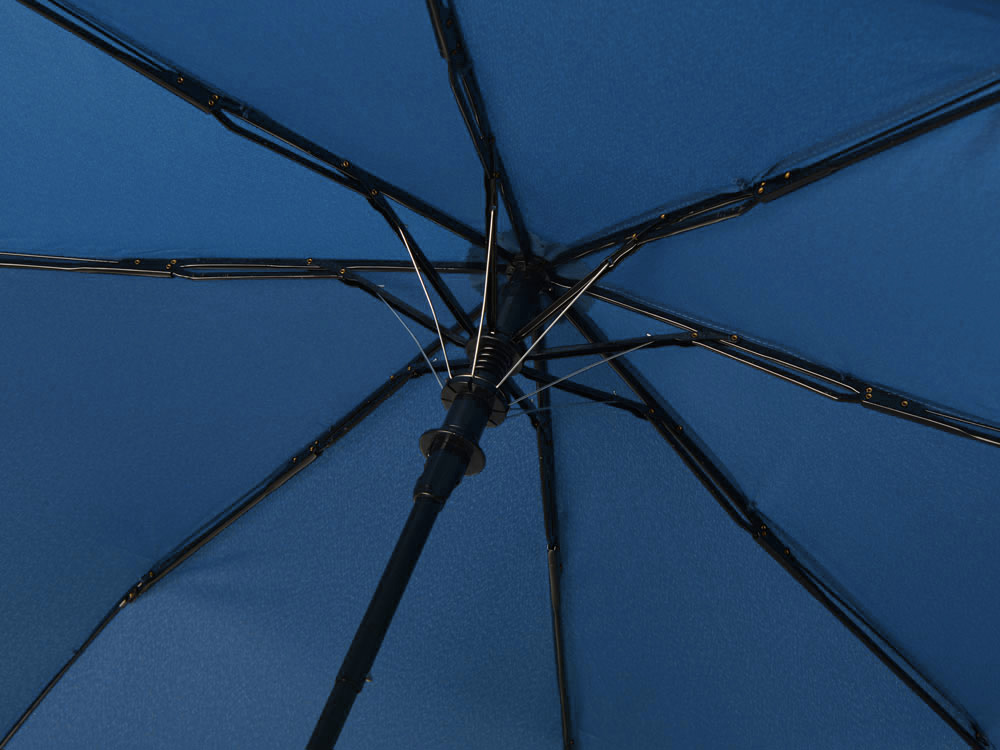 Складной зонт полуавтоматический, синий-2