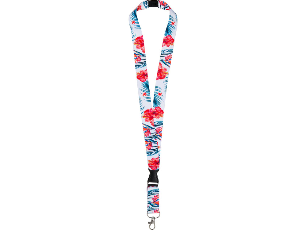 Ланъярд 2,5 см с карабином, межуровневым замком и замком обрыва-2