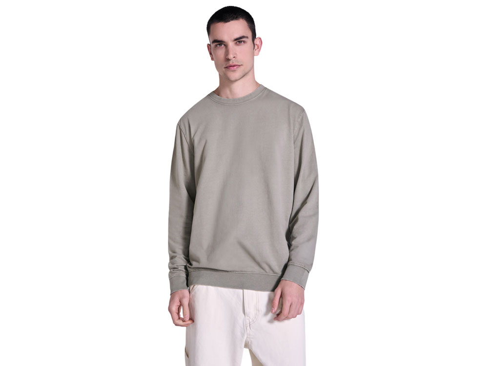 Свитшот Jaya унисекс, каменистый выстиранный-4