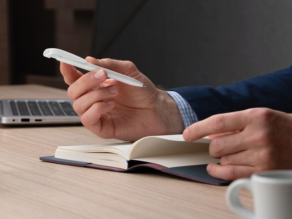 Ручка шариковая Favorite, белая-3