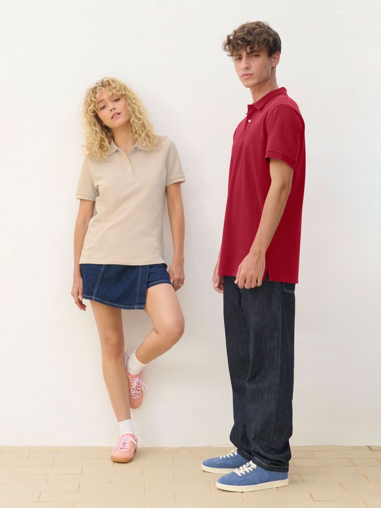 Рубашка поло женская Pacific Women, фиолетовая (сливовая)-3