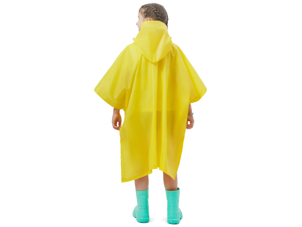 Пончо Hawaii c чехлом детский, желтый-2