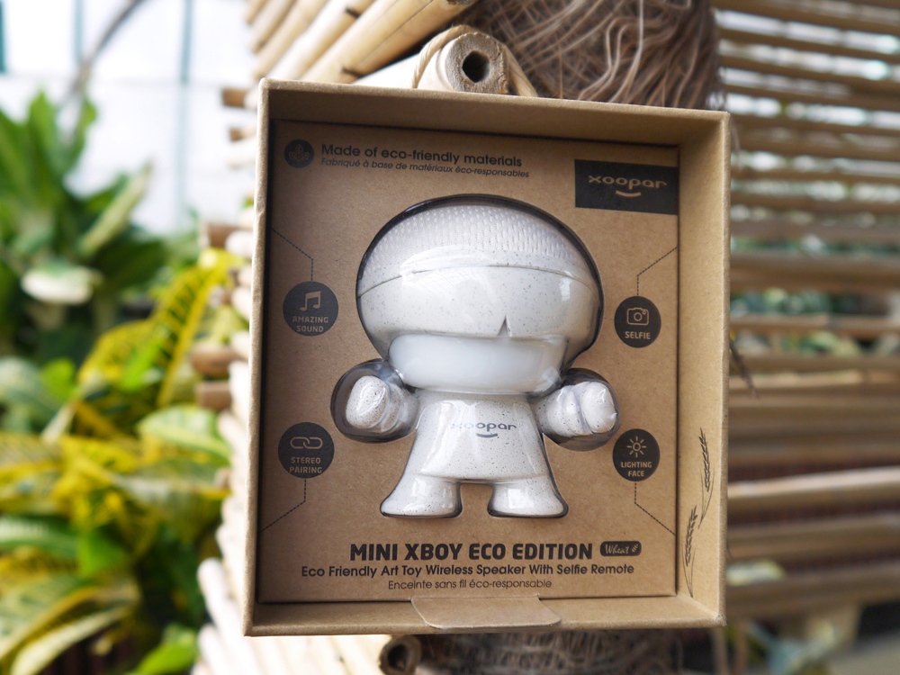 Портативная колонка mini Xboy Eco, пшенично-белый-3