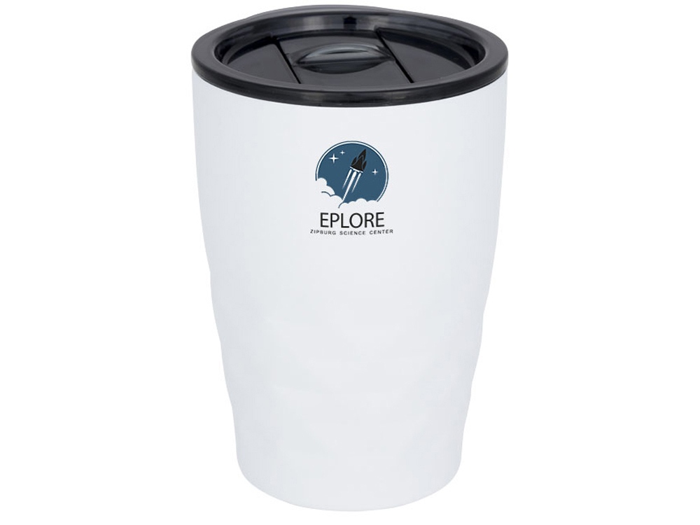 Кружка Geo с вакуумной изоляцией, белый/черный-5