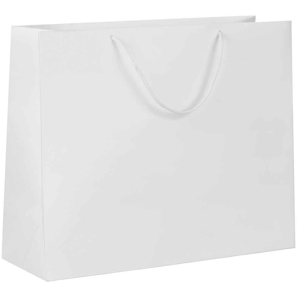 Пакет бумажный с ламинацией Lami Tote L, белый-0