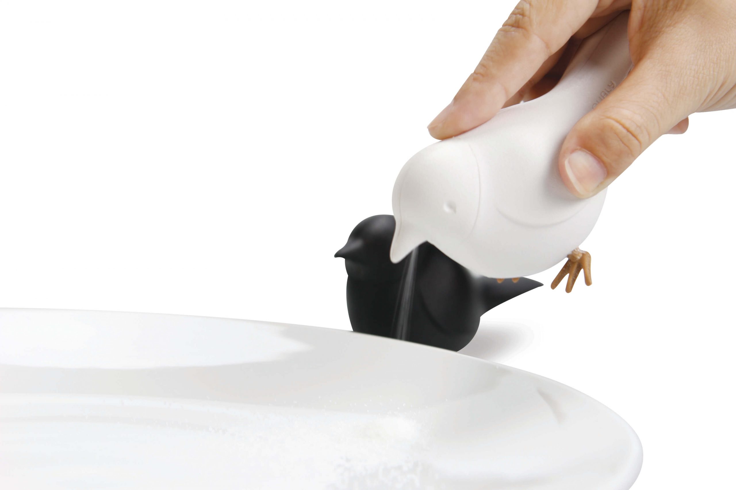 Набор для специй Sparrow Salt &amp; Pepper, Черно-Белый-4