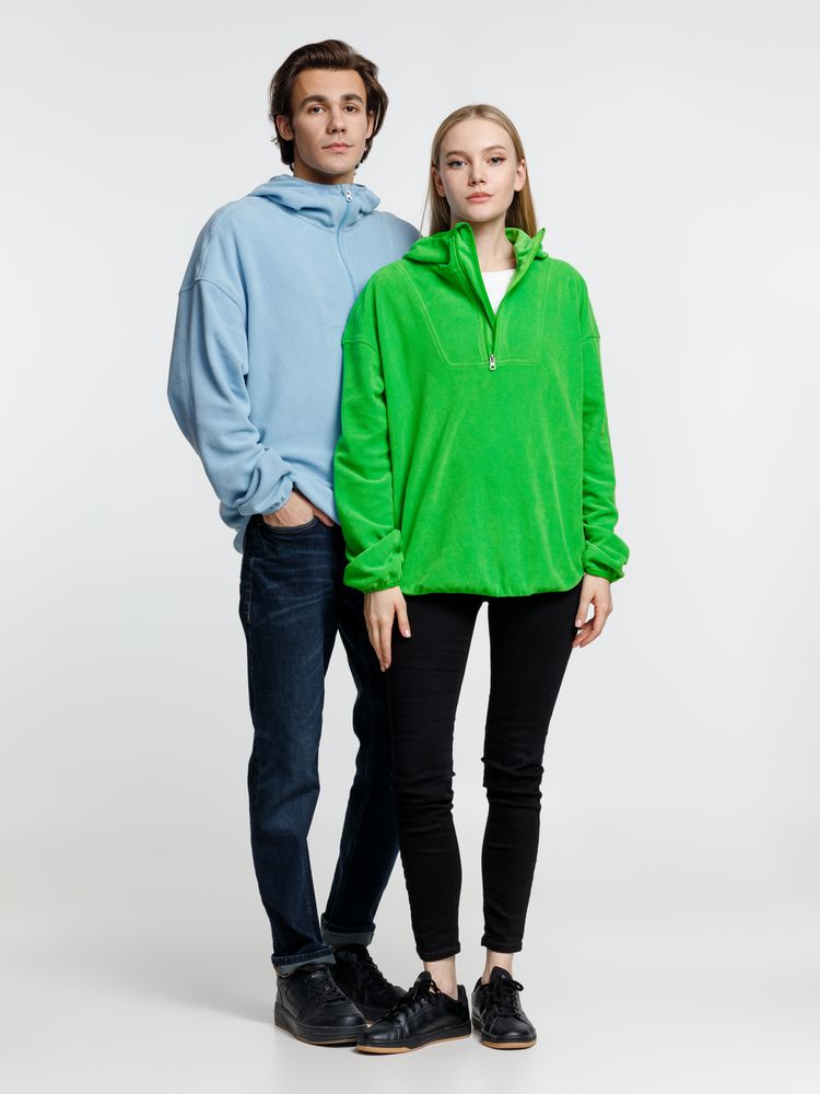 Анорак флисовый унисекс Fliska, голубой-6