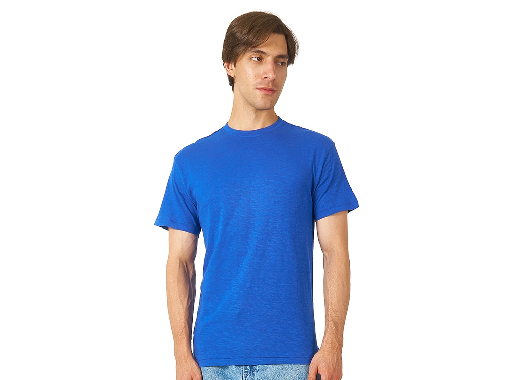 Футболка из джерси с протяжками Portofino унисекс, классический синий-1