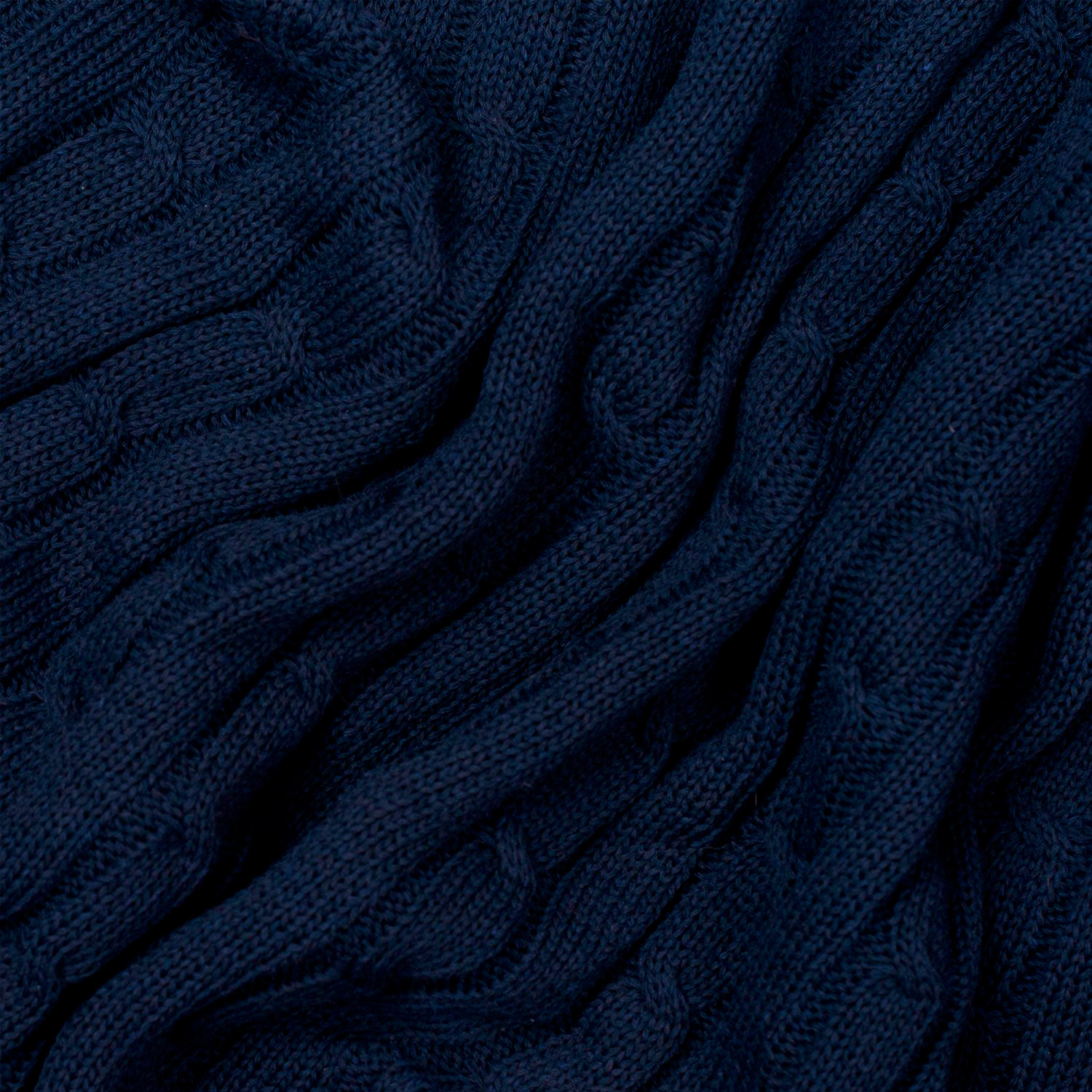 Плед Fado вязаный, синий (без подарочной коробки)-5