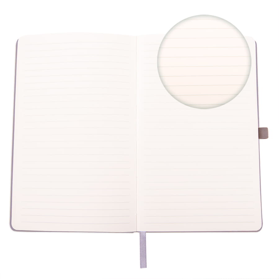 Бизнес-блокнот А5 FLIPPY, формат А5, в линейку, серый-10