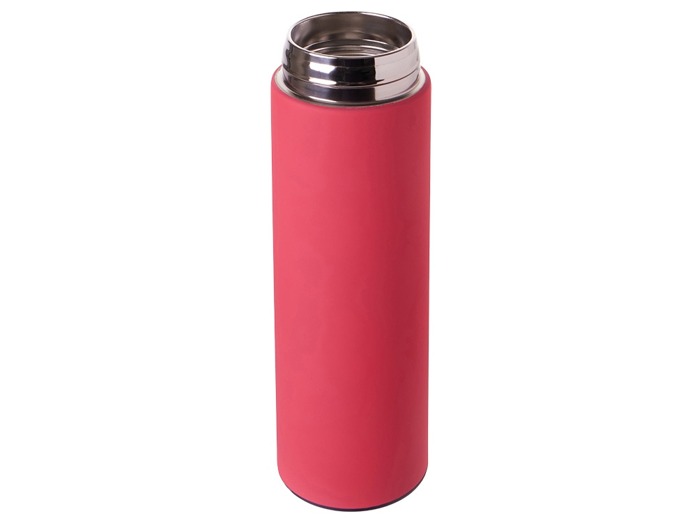 Термос FAMILY MARK LED, soft touch (Фуксия)-4