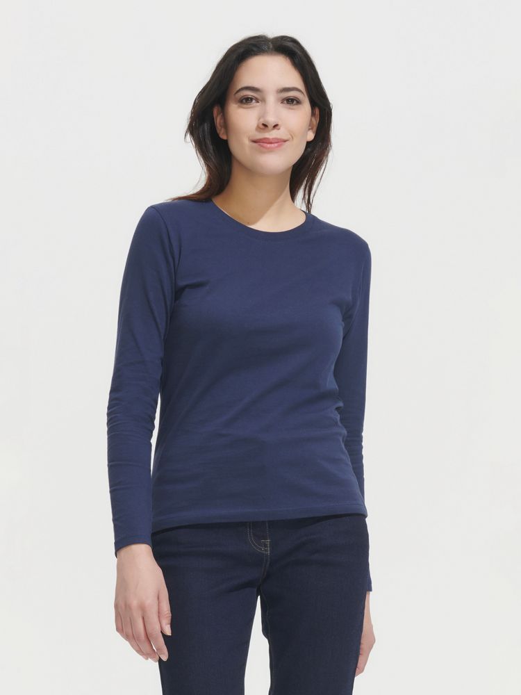 Футболка с длинным рукавом Imperial LSL Women, черная-2