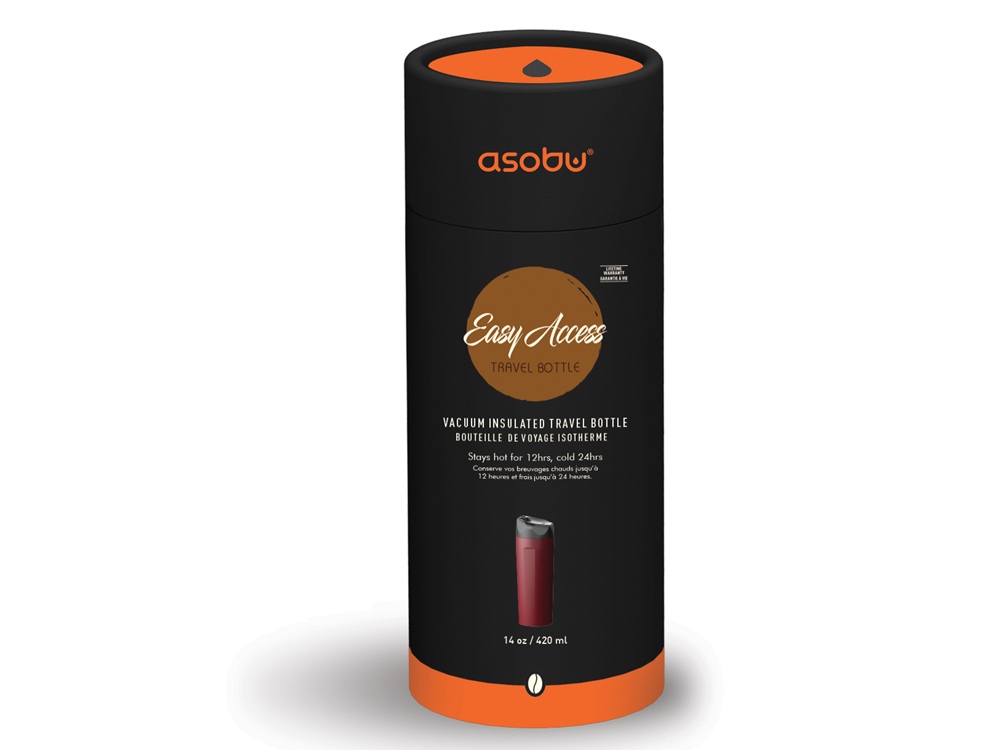 Термокружка EASY ACCESS, 420 мл, красный-1