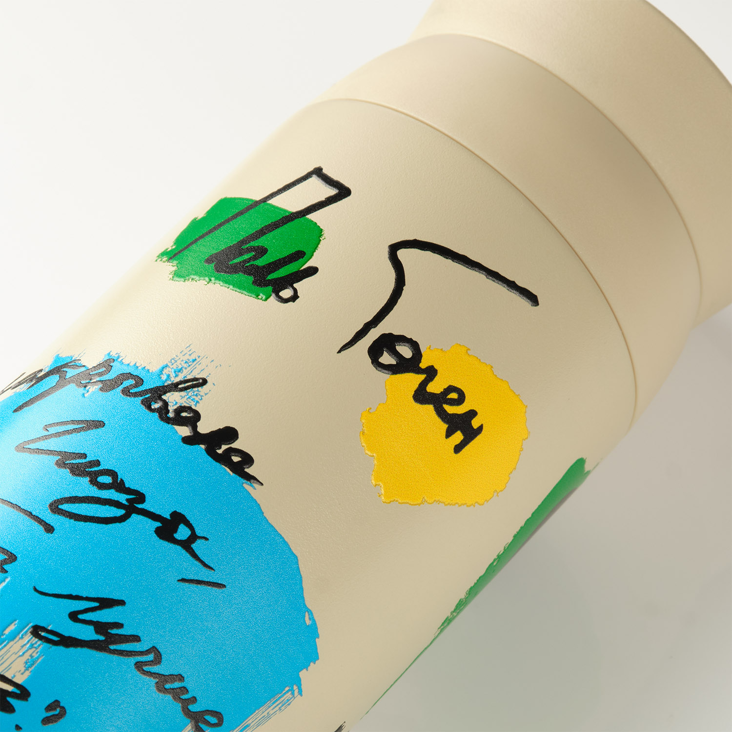 Термобутылка вакуумная герметичная Grace, бежевая-5