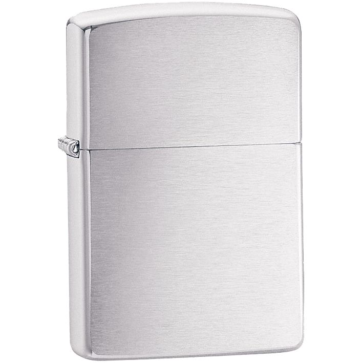 Зажигалка Zippo Armor Brushed, матовая серебристая-1