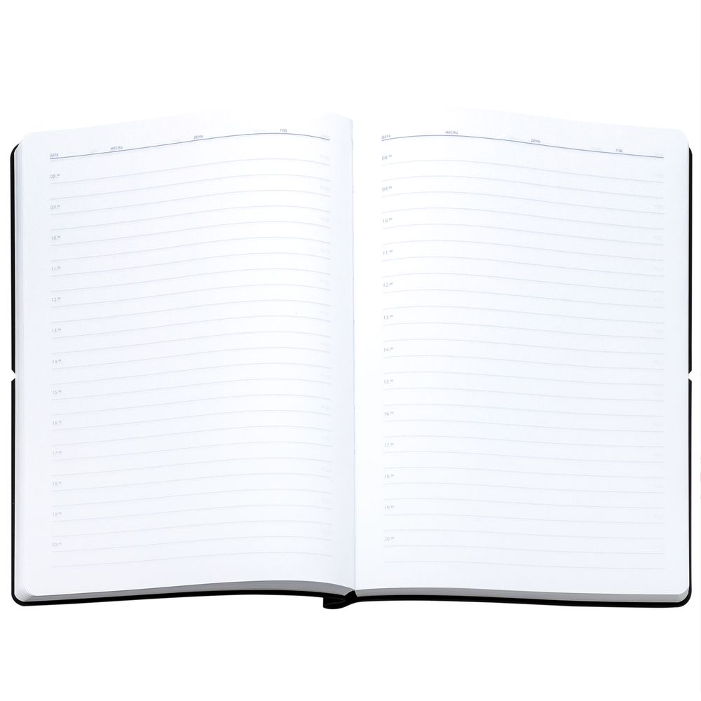 Ежедневник Flexpen Bright, недатированный, черный-4