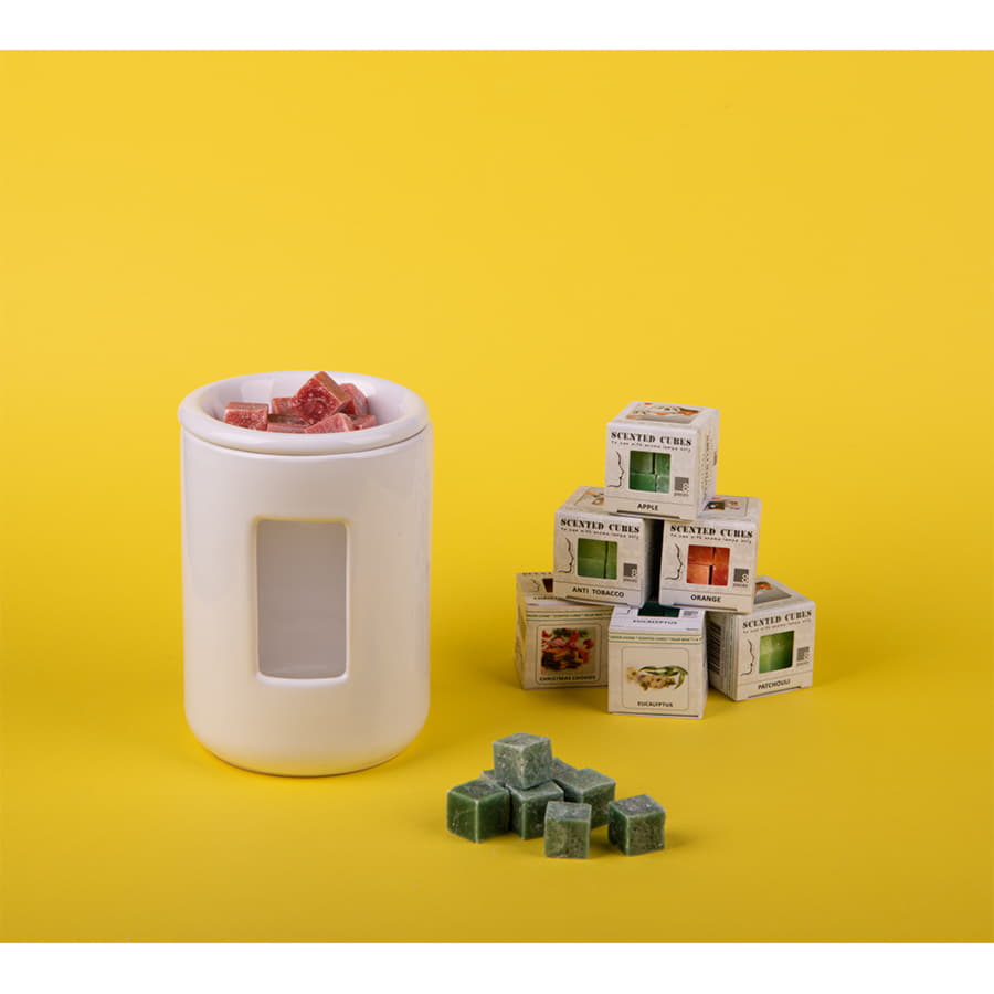 Аромалампа SCENT, белый, 12,5х8,5см, керамика=, белый-2