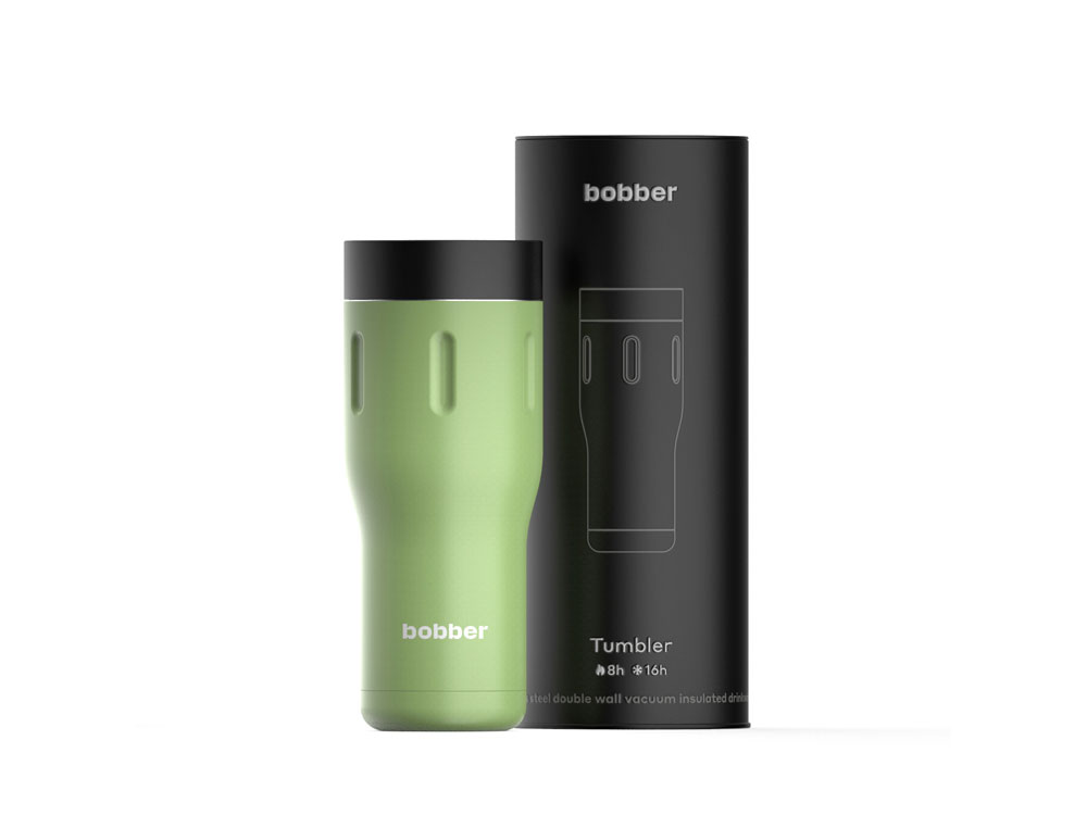 Термос питьевой, вакуумный, бытовой, тм bobber. Объем 0,47 литра. Артикул Tumbler-470 Mint Cooler-0