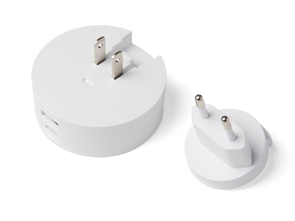 Адаптер питания USB Poweron, белый-9