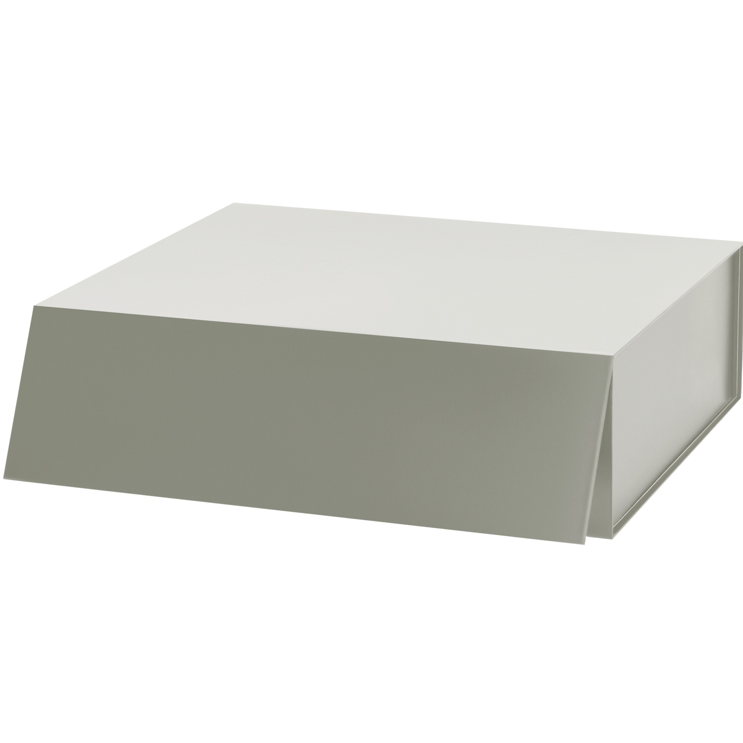 Подарочная коробка-трансформер большая, серая-2