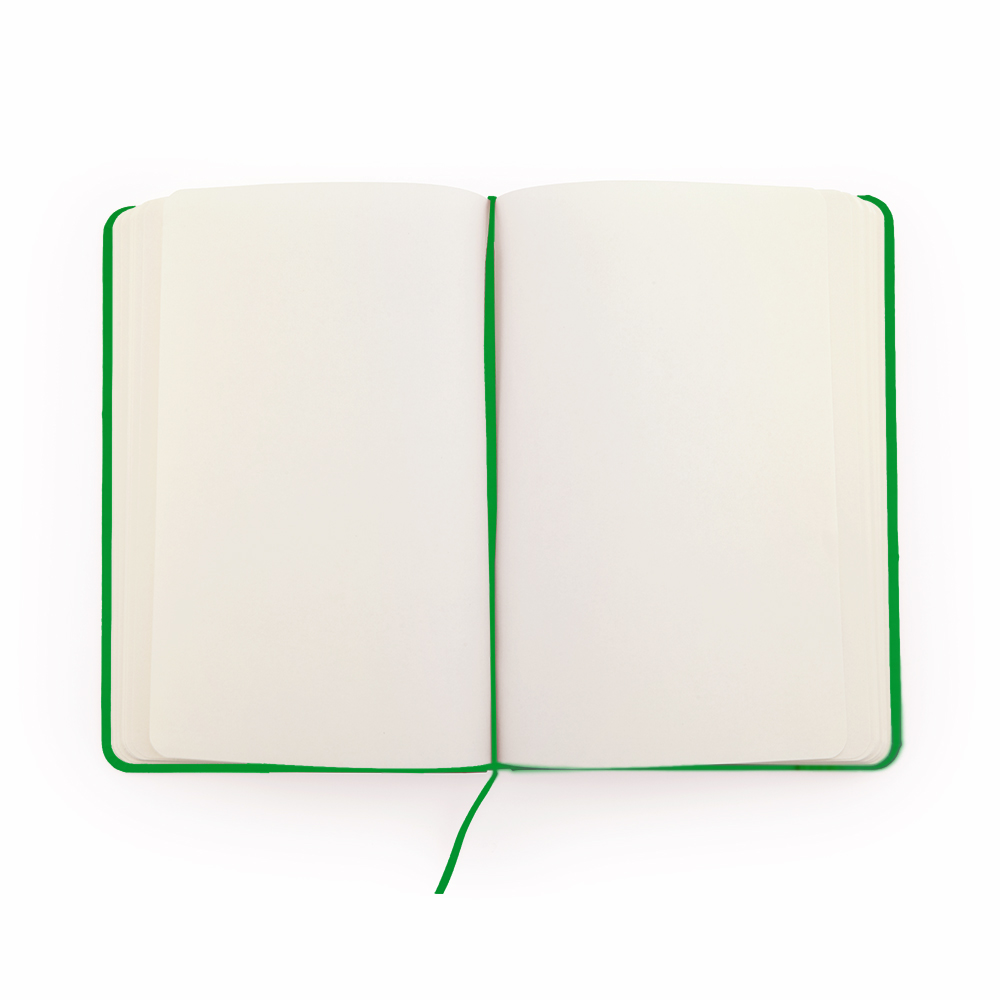 Блокнот A6 CORAL в твёрдом переплёте, Папаротниковый-1