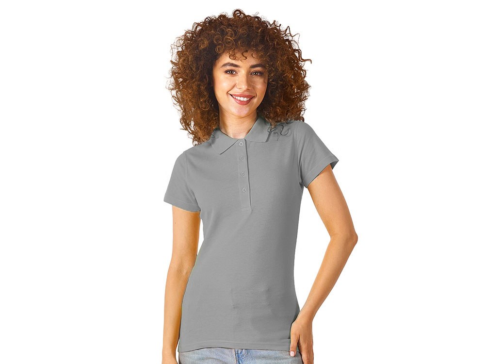 Рубашка поло First женская, серый-0