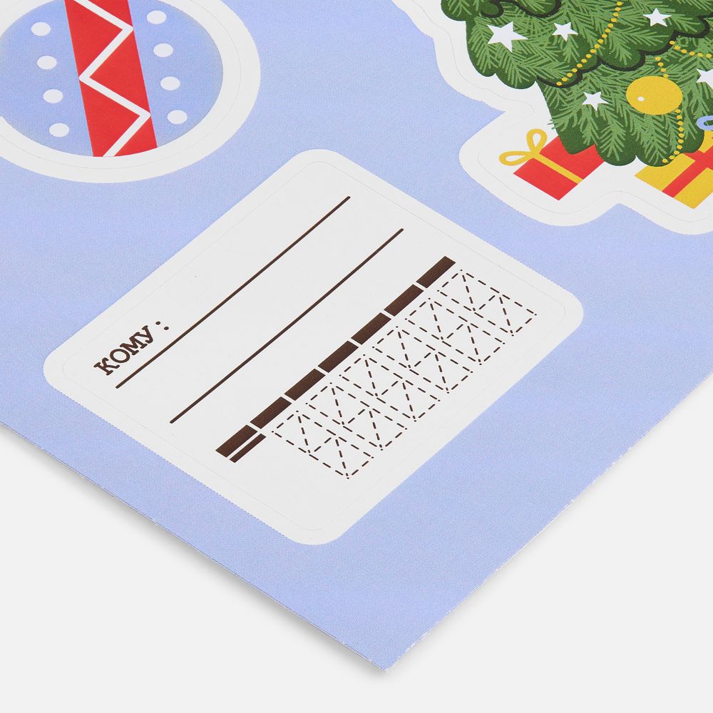 Стикерпак бумажный Thematik, новогодний-1