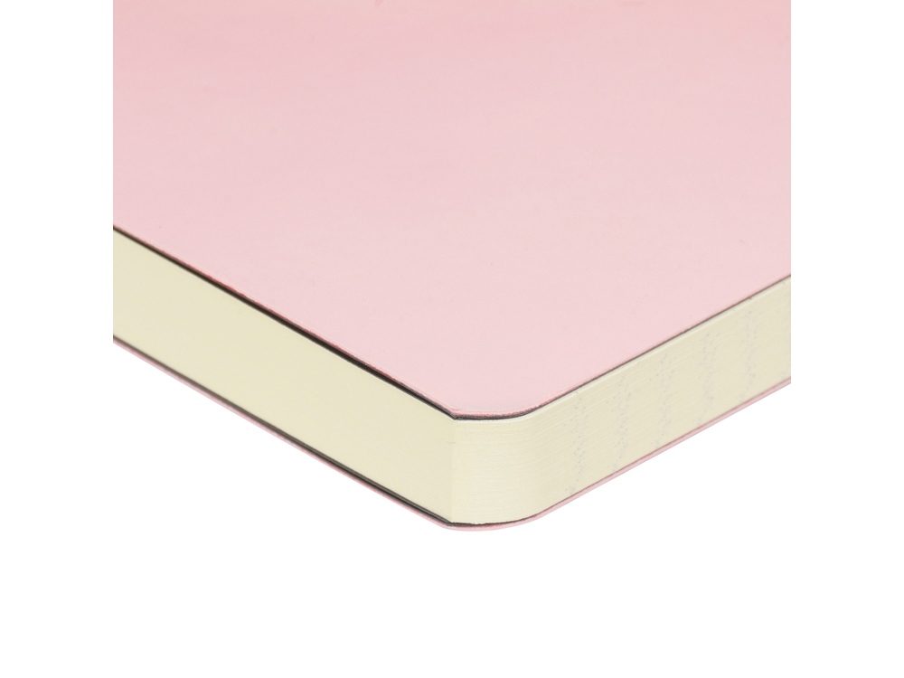 Ежедневник А5 недатированный Megapolis Velvet Flex, зефирный розовый-2