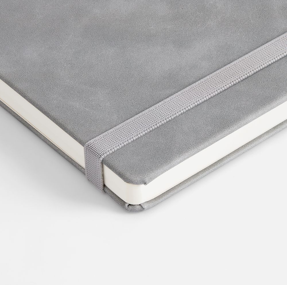 Ежедневник Urban Metal, недатированный, серый-1