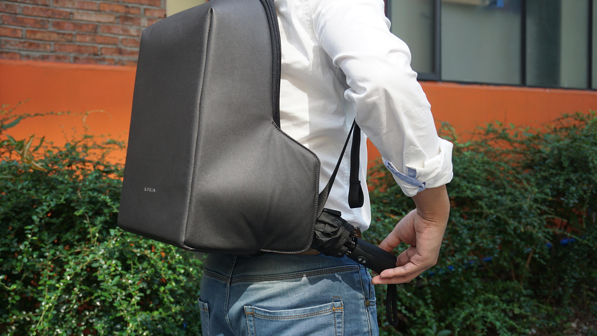 Рюкзак HiPack 43х33х16 см, черный-28