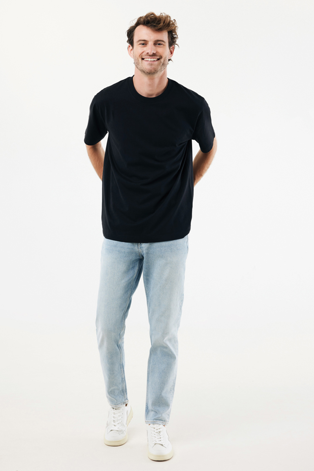 Футболка Iqoniq Nikko из переработанного хлопка, 220 г/м²-11