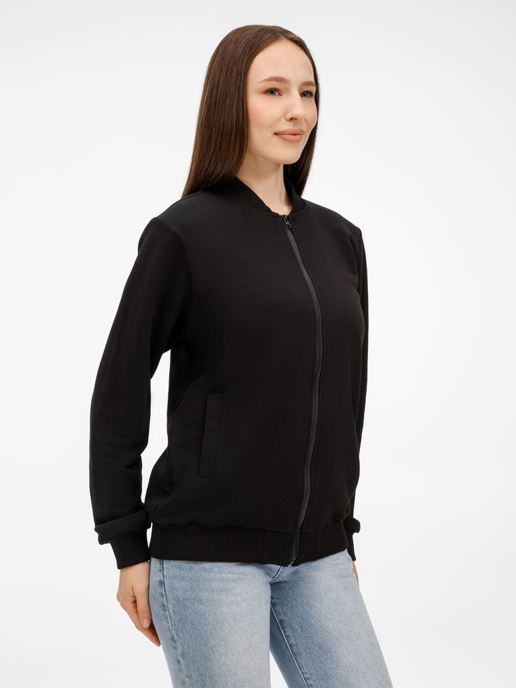 Бомбер унисекс Townie, черный-4