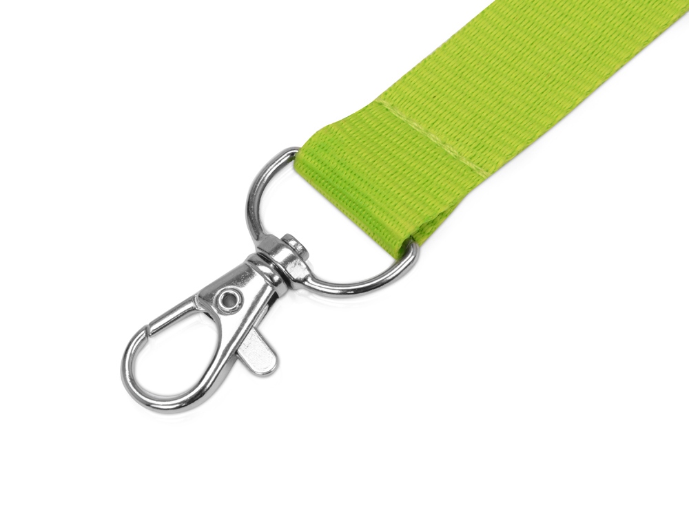 Ланьярд с карабином, зеленое яблоко-1