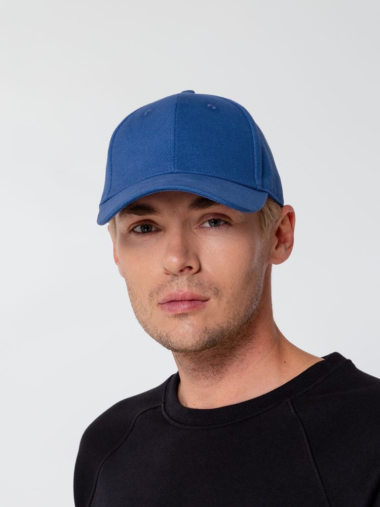 Бейсболка Hillside, синяя-4