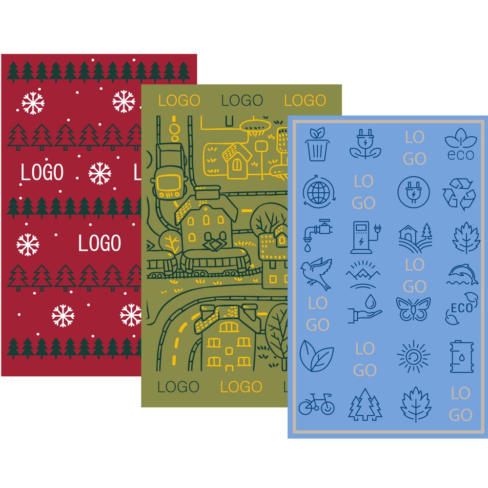 Плед на заказ Tricksy Net, 3 цвета, S, полушерсть-1