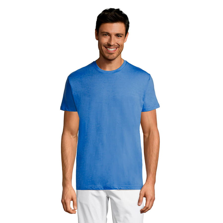 Футболка унисекс REGENT 150, синий-1