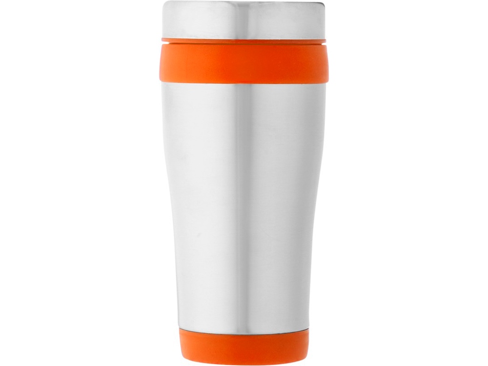 Термостакан Elwood c изоляцией, серебристый/оранжевый-2
