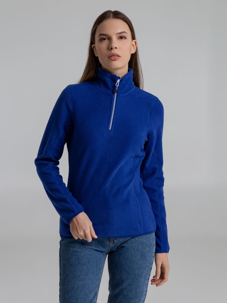 Толстовка флисовая женская Frontflip синяя-1