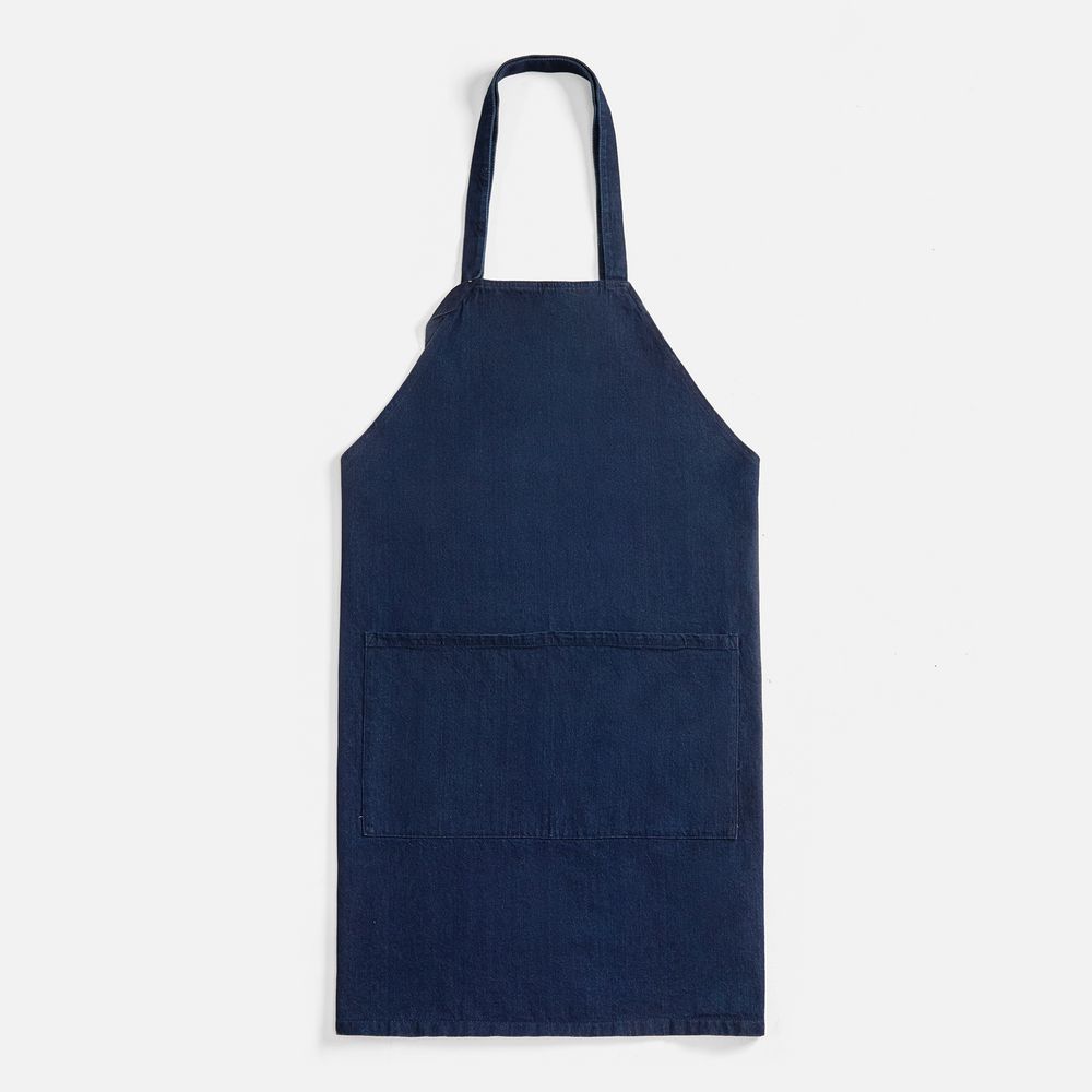 Фартук джинсовый E2, синий-2