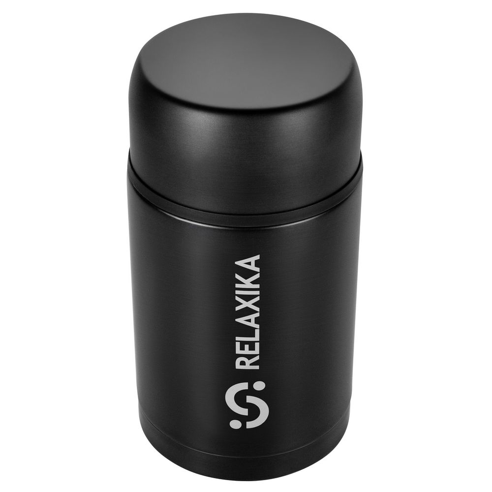 Термос для еды Relaxika 1000, черный-1