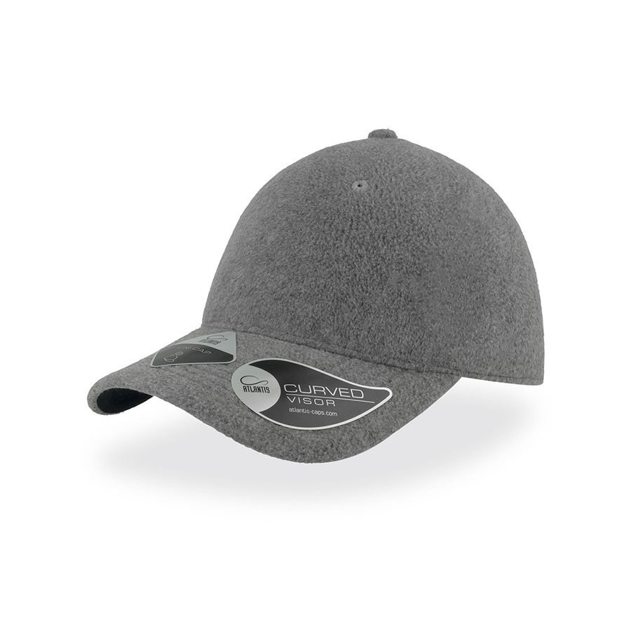 Бейсболка UNI-CAP POLARFLEECE, без панелей и швов, без застежки, серый-0