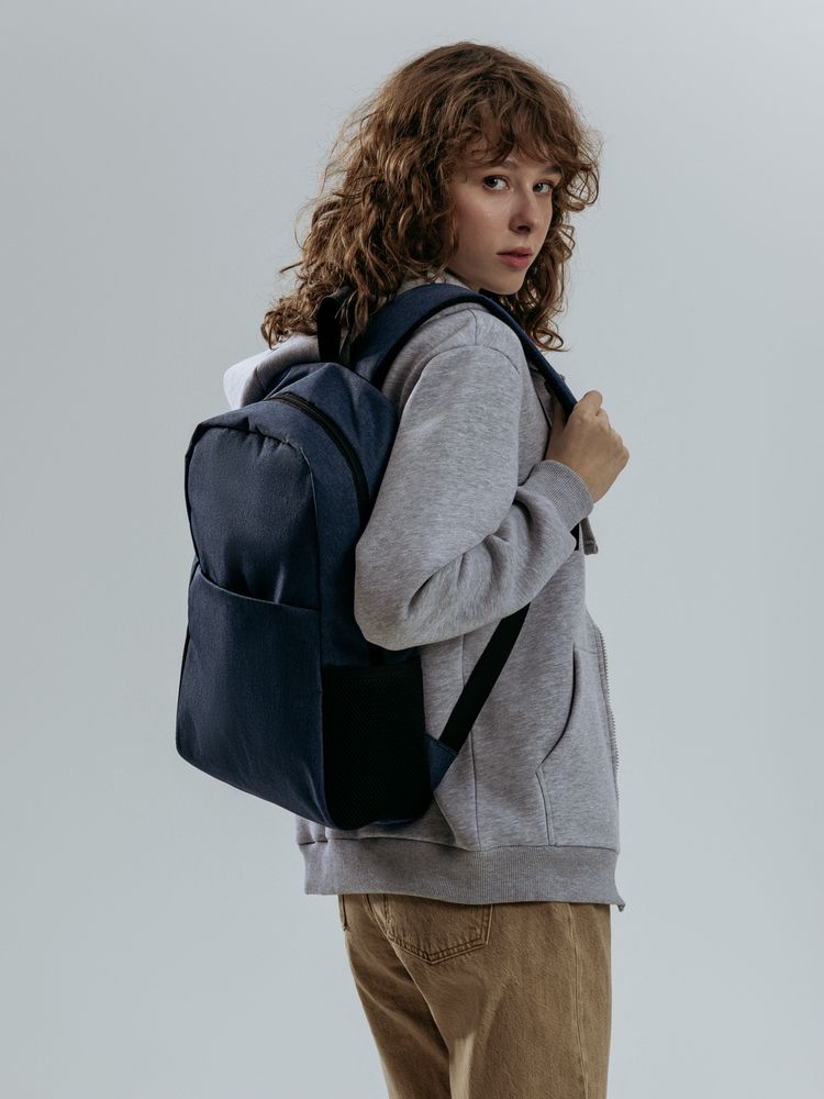 Рюкзак для ноутбука Conttori, синий меланж-6