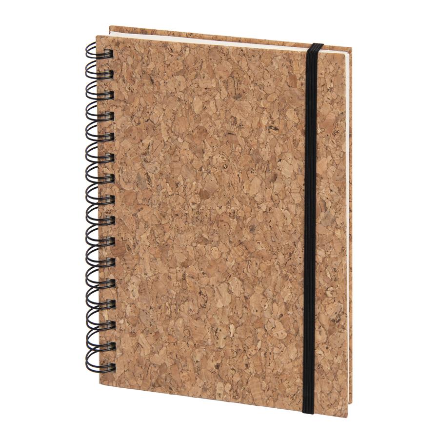 Блокнот XIANKEL A5, пробка, бежевый-0